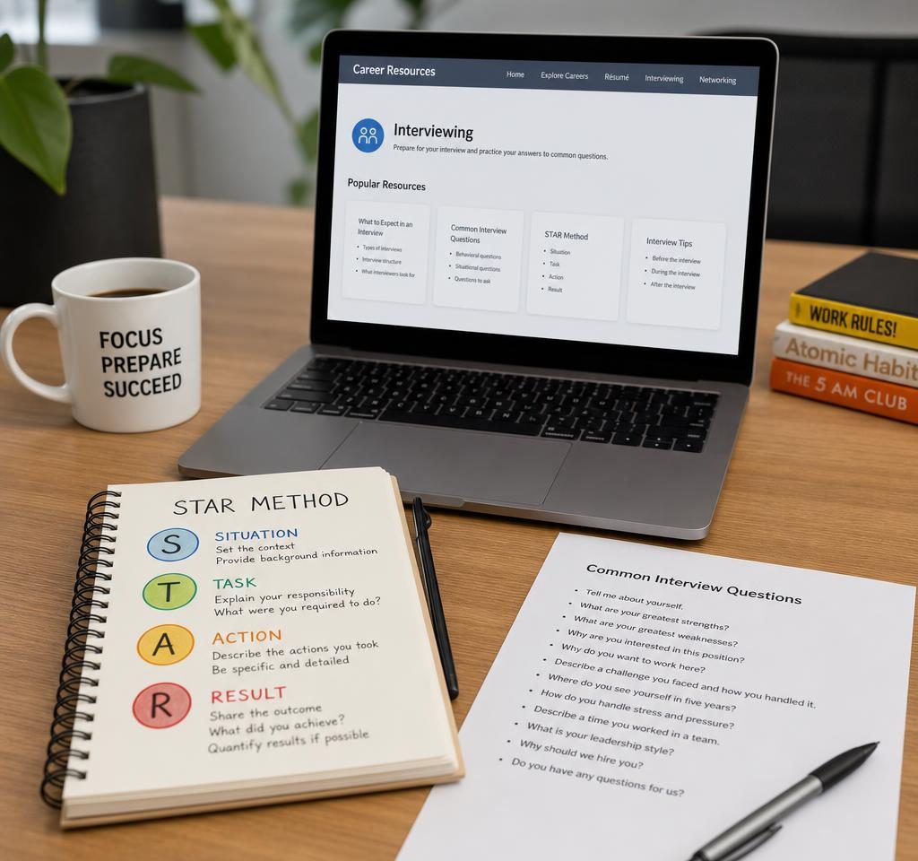 Interview preparation notes using STAR Method framework