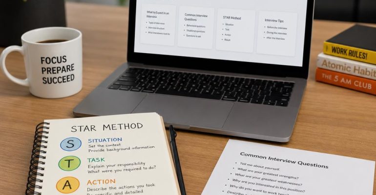 Interview preparation notes using STAR Method framework
